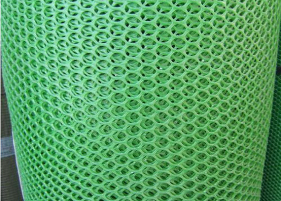 สีเขียว HDPE 50m 500gsm ตาข่ายพลาสติกสำหรับตกปลา